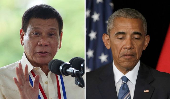 Duterte og Obama eru nú báðir staddir í Laos á leiðtogafundi EAS- og ASEAN-þjóða.