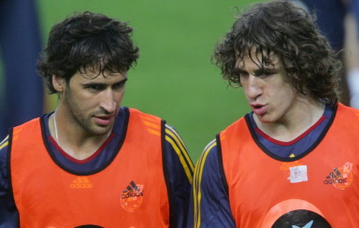 Raul er 29 ára í dag og Puyol er að spila sinn 50. landsleik