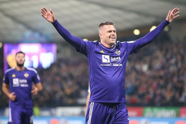 Josip Ilicic sýndi gamla og góða takta og fagnaði marki í fyrsta leiknum eftir endurkomuna heim til Maribor.