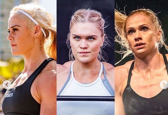 Sara Sigmunsdóttir, Katrín Tanja Davíðsdóttir og Anníe Mist Þórisdóttir keppa saman í liði á mótinu í Miami.