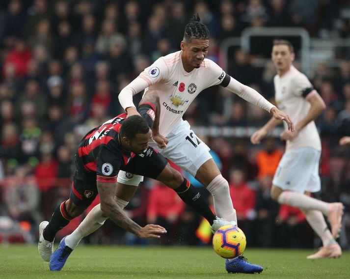 Smalling í baráttunni við Callum Wilson um helgina