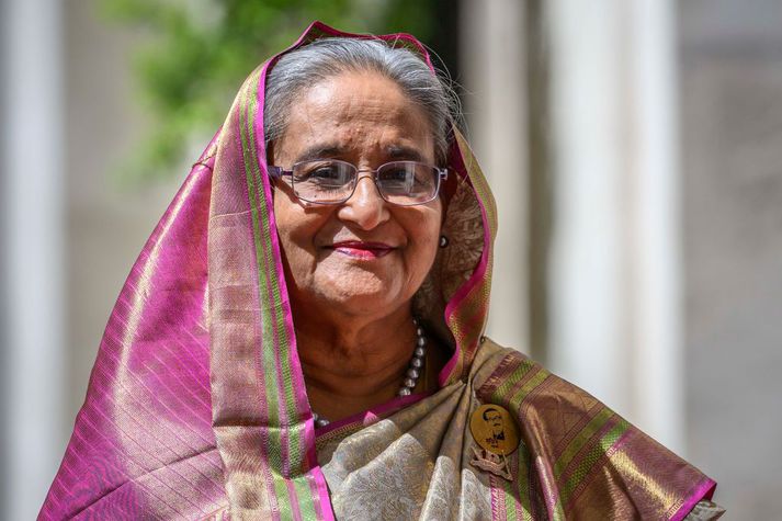 Sheikh Hasina hefur farið með völd í Bangladess frá árinu 2009.