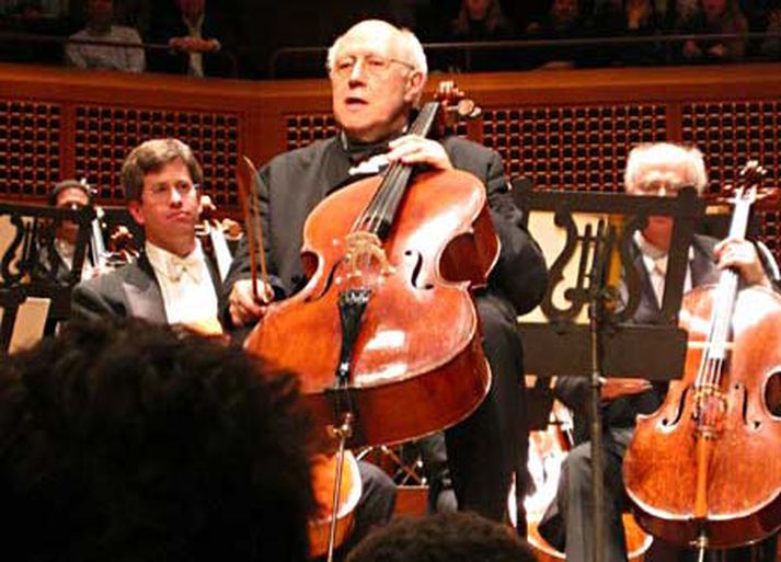 Mstislav Rostropovich.