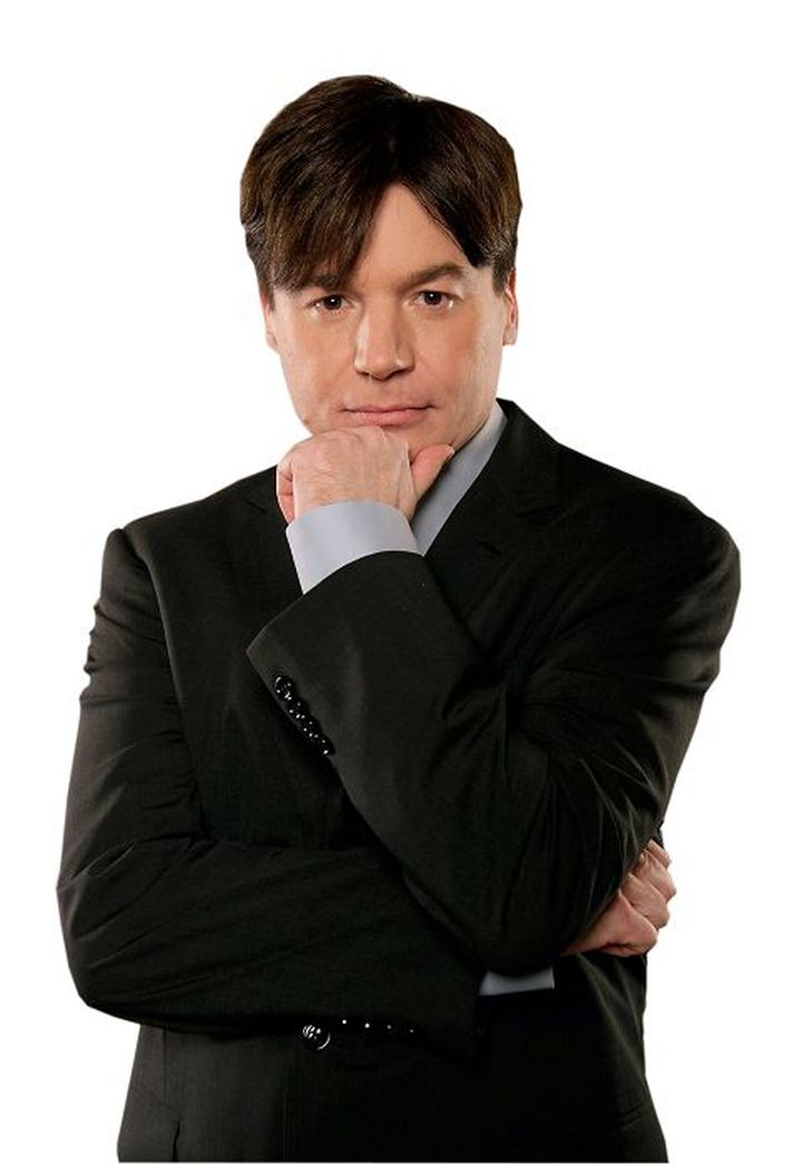 Barnalukka Mike Myers er að verða pabbi í fyrsta sinn en eiginkona hans, Kelly Tisdale, á von á sér seinna á þessu ári.