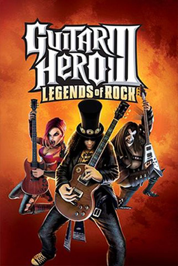 Tölvuleikir
Guitar Hero 3: Legends of Rock
Playstation 3, Xbox 360 og Nintendo Wii.
PEGI Merkingar: 12+ og í leiknum er ljótt orðbragð í sumum lögunum. Upplýsingar um PEGI-aldursmerkingar má finna á www.pegi.info eða www.smais.is.
HHHH
Draumaleikur fyrir allar loftgítarhetjurnar.