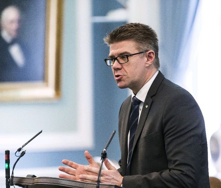 Gunnar Bragi Sveinsson var ekki viðstaddur umræðuna á þriðjudag. Honum gengur þó illa að losna við umræður um aðildarumsókn.