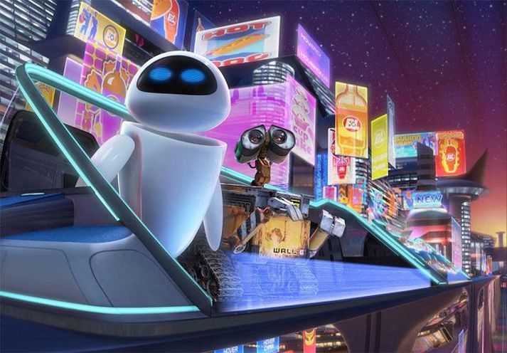 Æsispennandi framtíðarævintýri Wall-E og EVE í nýjustu mynd Pixar-versins.