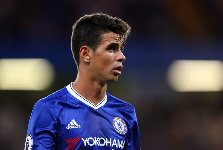 Oscar í fyrsta leik tímabilsins hjá Chelsea.