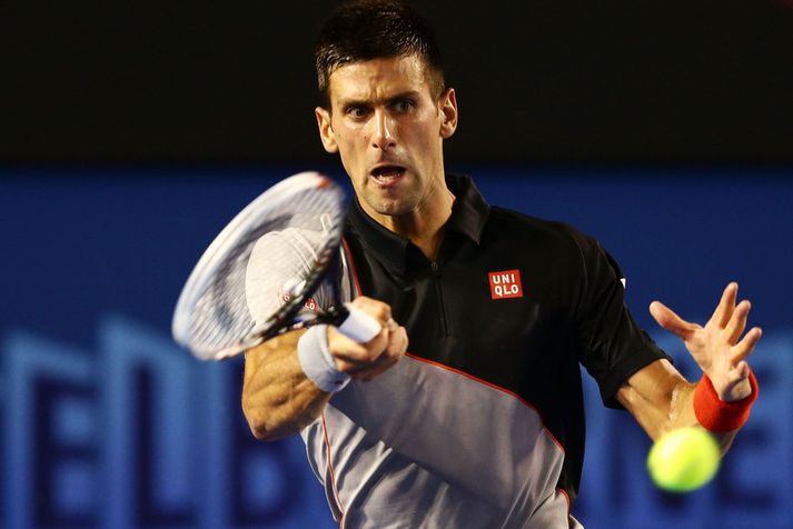 Novak Djokovic á titil að verja.