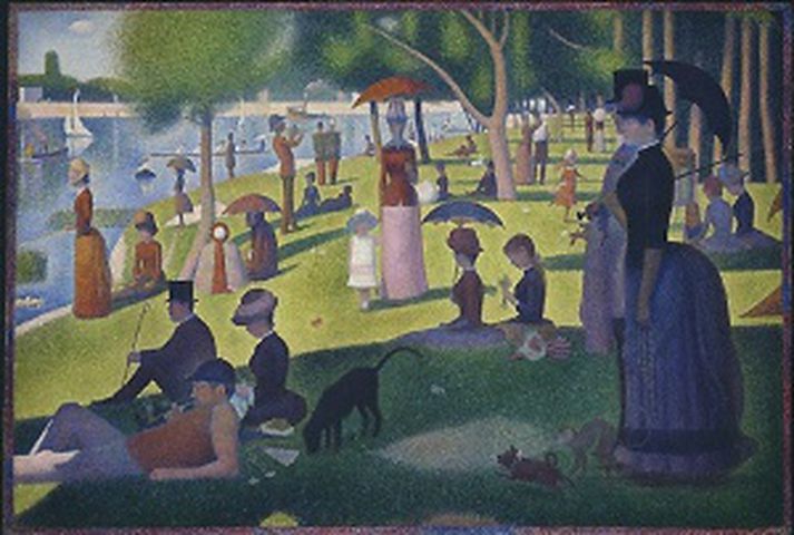 Málverk eftir Seurat