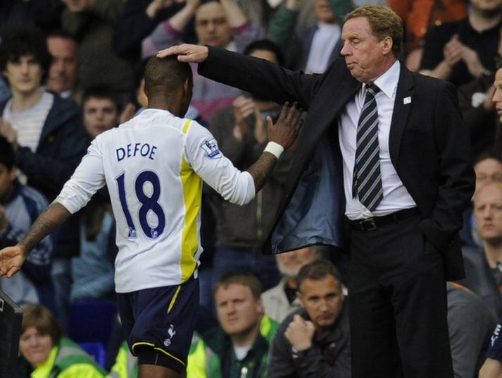 Harry Redknapp verður án Jermain Defoe þangað til í desember.