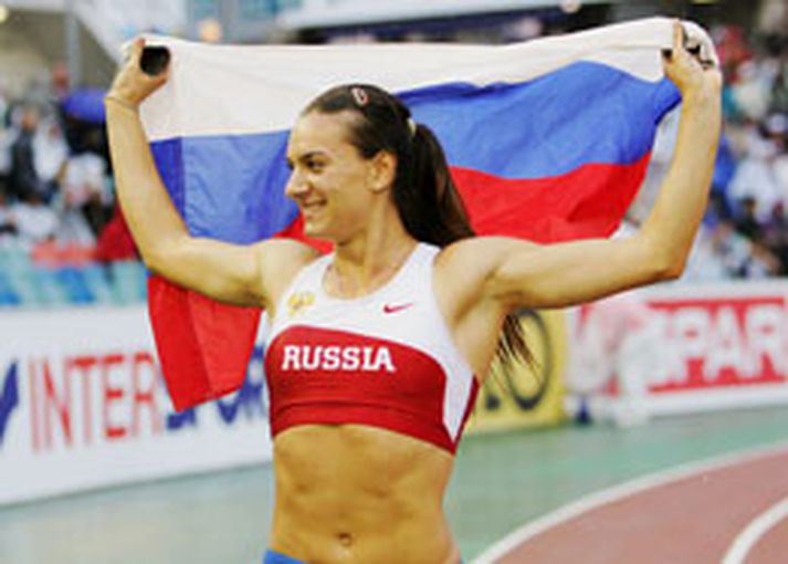 Yelena Isinbayeva hefur haft gríðarlega yfirburði í stangarstökki kvenna síðustu ár.