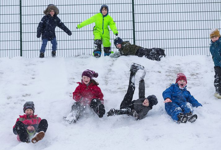 Börn koma frá ólíkum fjölskyldum.