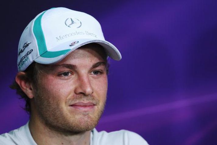 Nico Rosberg hjá Mercedes.