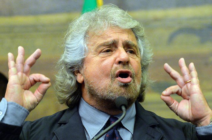 Beppe Grillo er í vondum málum vegna ummæla sinna.