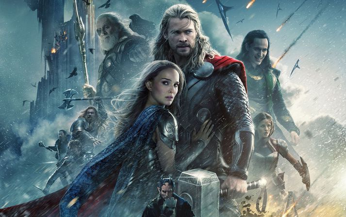 Chris Hemsworth fer með hlutverk þrumuguðsins Þórs í kvikmyndinni Thor: The Dark World.