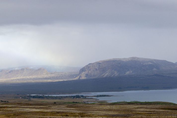 Slysið varð á Þingvallavegi. Myndin er úr safni.