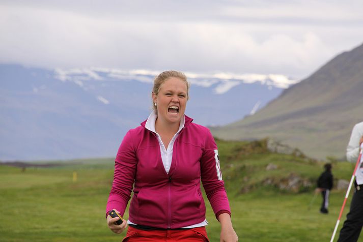 Signý Arnórsdóttir er í liði landsbyggðarúrvalsins.