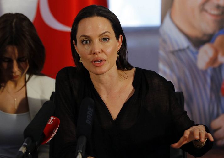 Angelina Jolie er heimsþekkt leikkona.