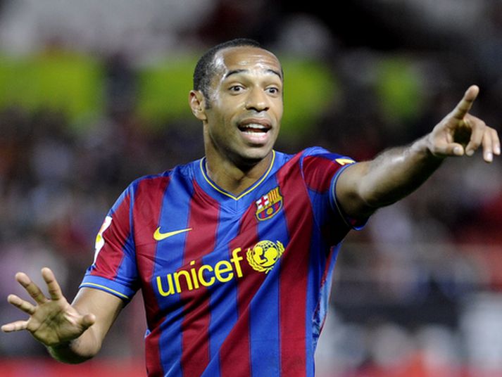 Thierry Henry, leikmaður Barcelona.