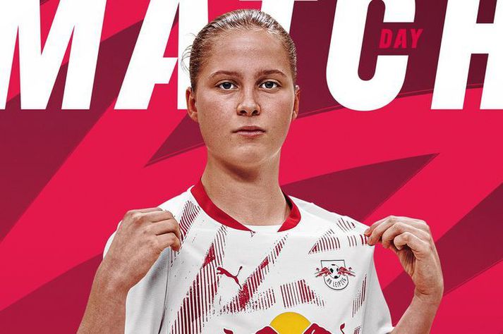 Emilía Kiær Ásgeirsdóttir er að byrja vel með liði RB Leipzig.