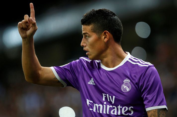 James Rodriguez í leik með Real Madrid.