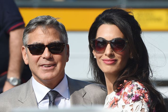 George og Amal.