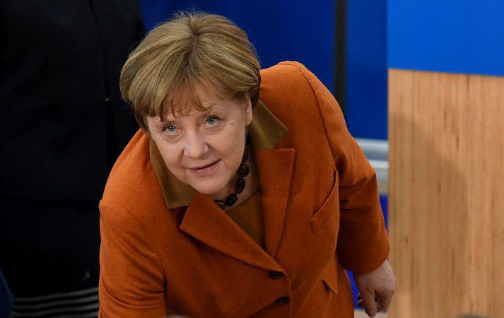 Angela Merkel sækist eftir endurkjöri sem kanslari Þýskalands, en þýsku þingkosningarnar fara fram í september.
