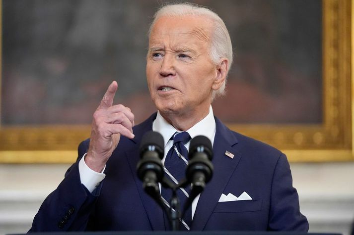 Biden settist niður á dögunum og ræddi við CBS en um var að ræða fyrsta viðtalið sem forsetinn veitir eftir að steig til hliðar í kosningabaráttunni.