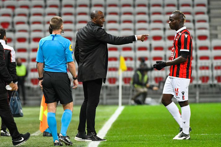 Vieira hefur ekki tekist að fá það besta út úr Balotelli