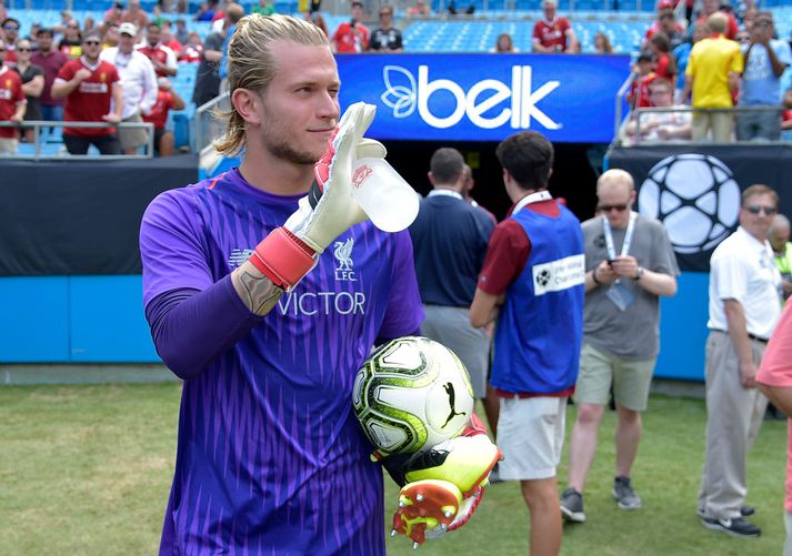 Kaupin komu aftan að Karius.