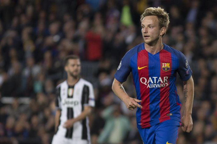 Rakitic í leik með Barcelona.