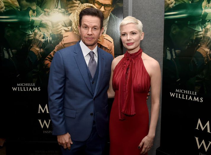 Mark Wahlberg og Michelle Williams saman á frumsýningu myndarinnar.