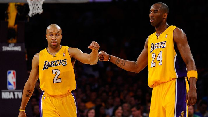 Derek Fisher og Kobe Bryant.