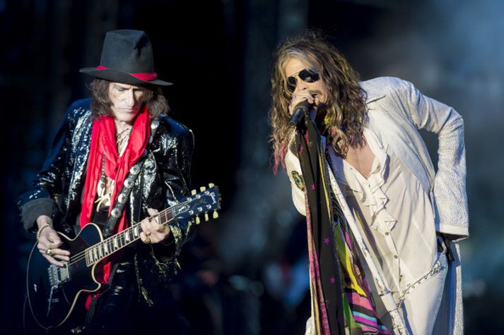 Joe Perry og Steven Tyler eru með allt á hreinu.