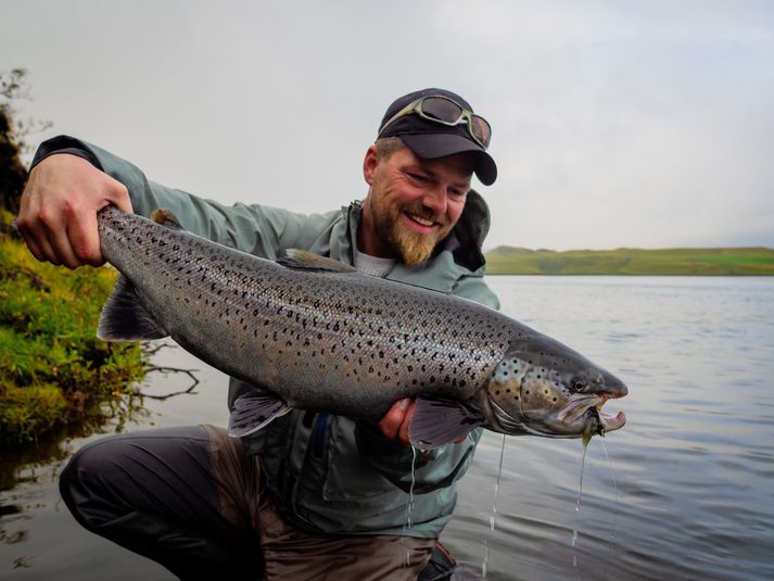 Pálmi Sigurðsson með flottan birting úr Tungufljóti