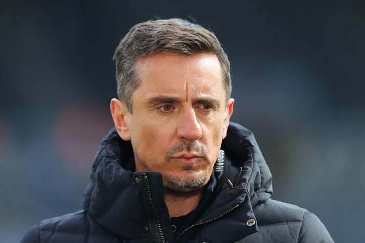 Gary Neville var ósáttur við tímasetningu tilkynningarinnar. 