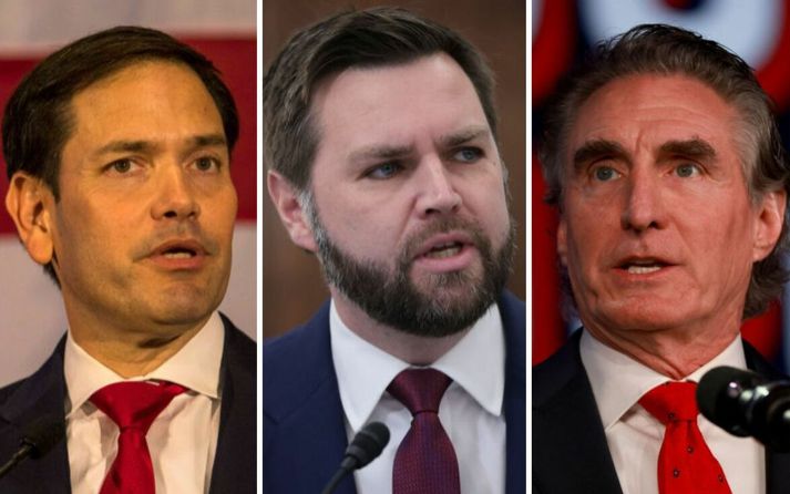 Rubio, Vance og Burgum eru sagðir standa eftir í leitinni að varaforsetaefni Trump.