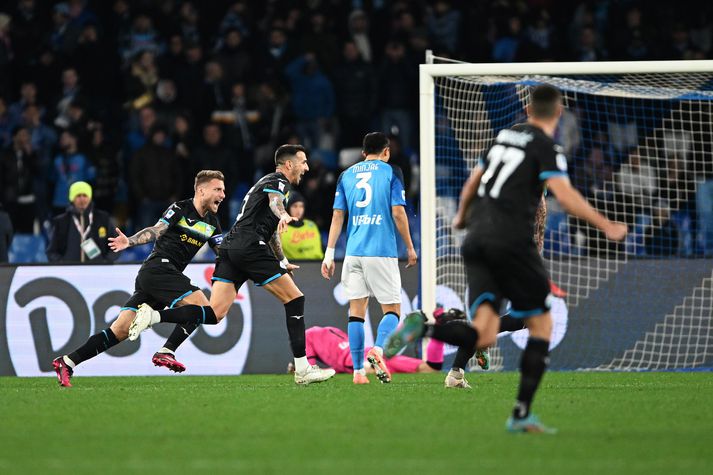 Lazio varð í kvöld aðeins annað liðið til að vinna sigur gegn Napoli á tímabilinu.