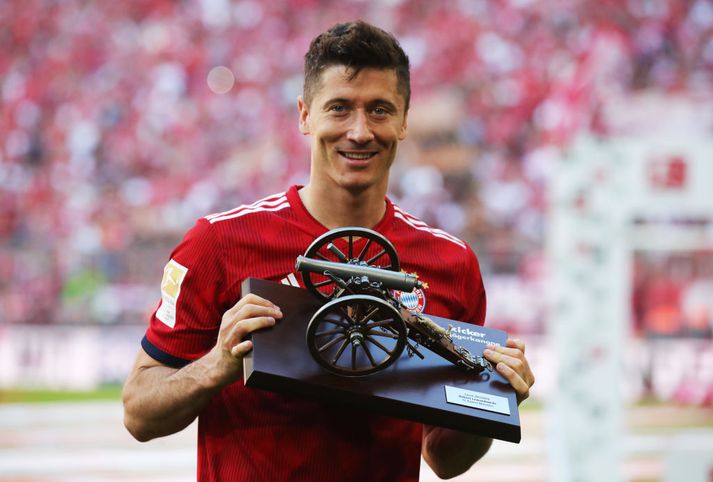 Lewandowski var markahæstur í Bundesligunni í fyrra