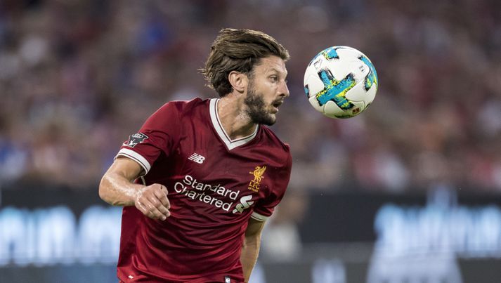 Adam Lallana í leik með Liverpool.