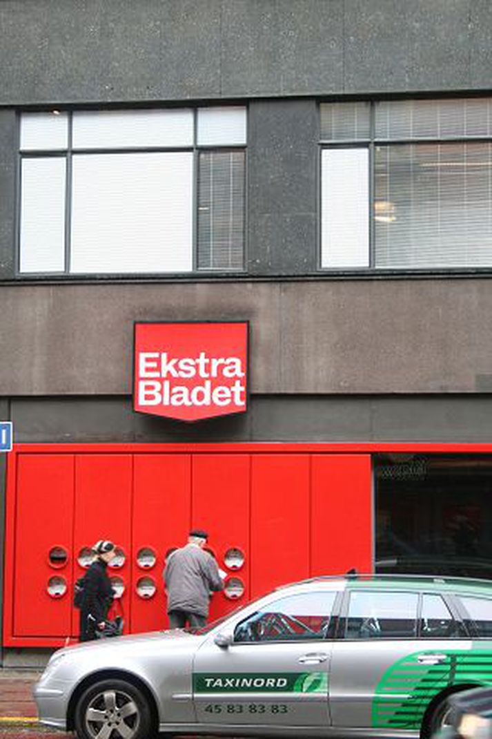 Extra bladet. Skrifstofur Extra bladet í Kaupmannahöfn.