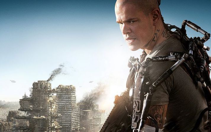 Matt Damon fer með hlutverk Max Da Costa í kvikmyndinni Elysium.