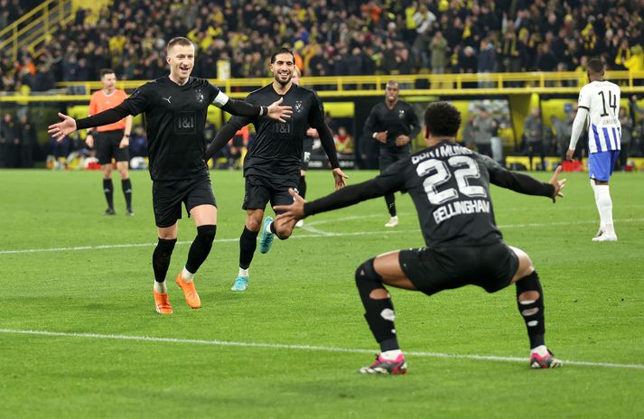 Borussia Dortmund vann öruggan sigur í dag.