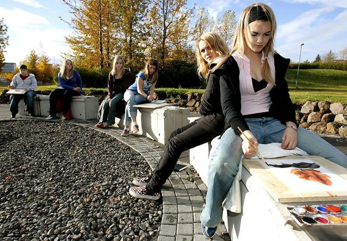 Children in Reykjavik