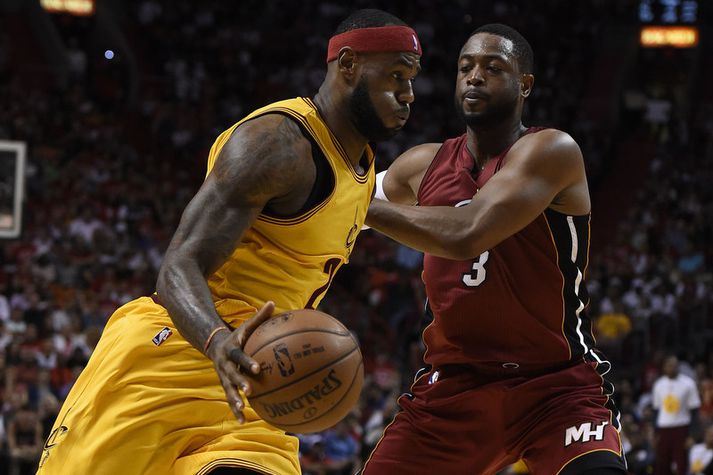 LeBron James og Dwayne Wade unnu tvo NBA-titla saman.