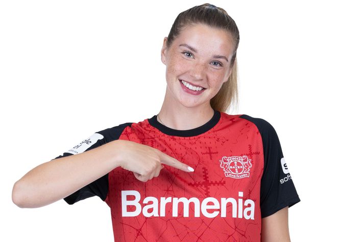 Karólína Lea Vilhjálmsdóttir gaf tvær stoðsendingar í sigri Bayer 04 Leverkusen í dag.