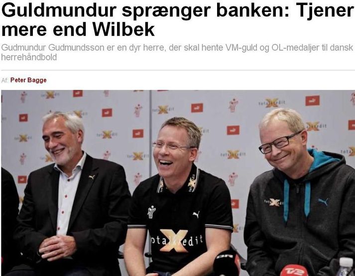 Frétt Ekstrabladet í dag.