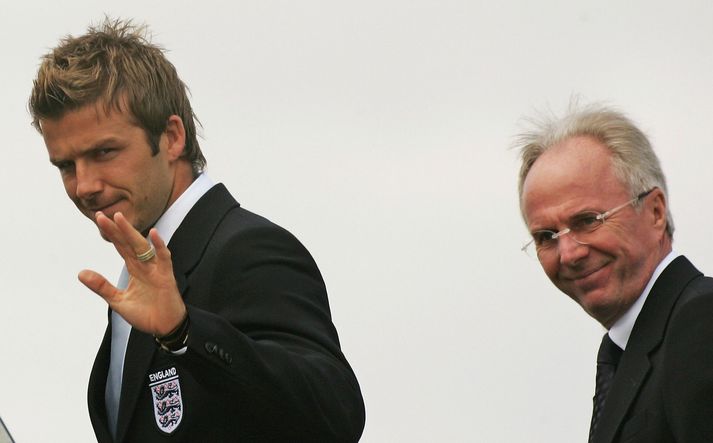 David Beckham og Sven-Göran Eriksson eru nánir.