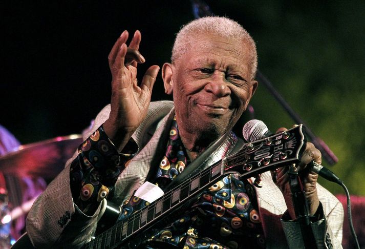 B.B. King á tónleikum 2012.